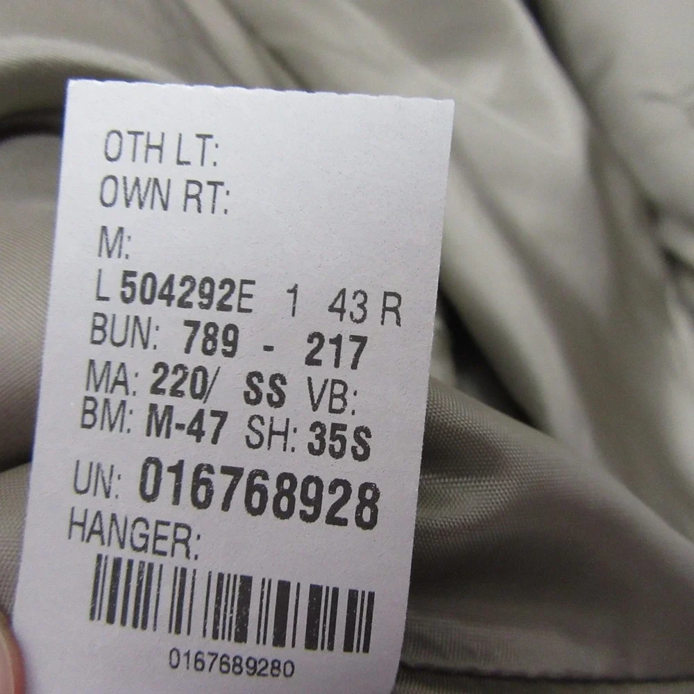 Chaps Ralph Lauren Sport‎ Coat Tag 43R (Fits like 46R) Tan Birdseye Single Vent